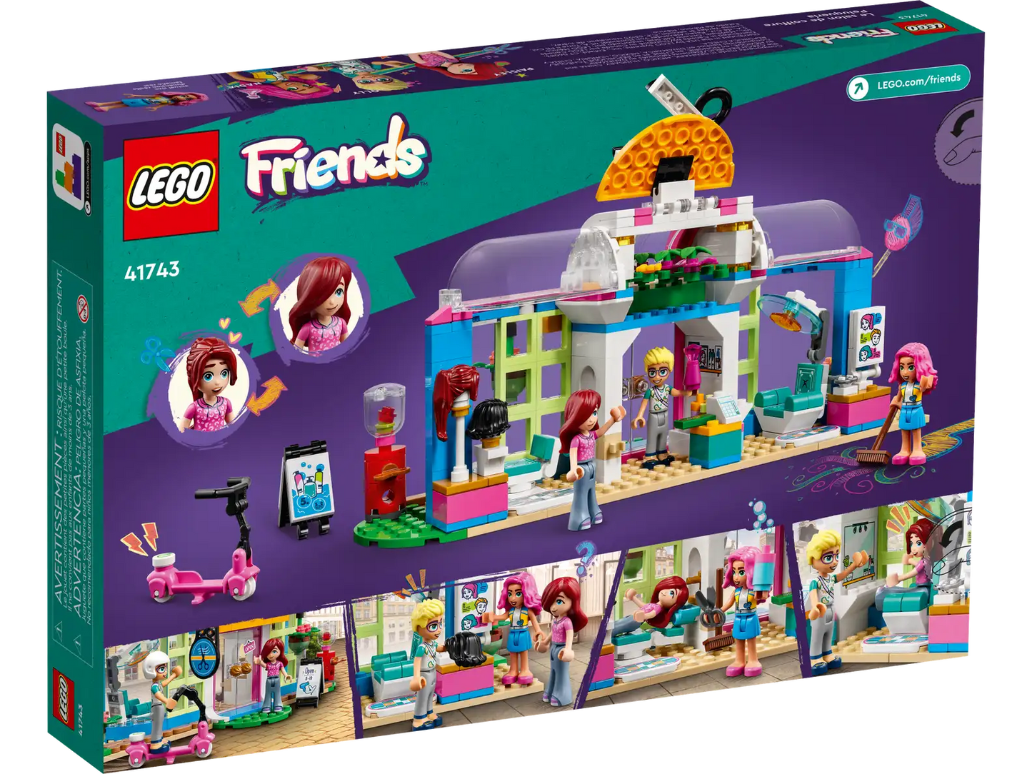 LEGO Friends Hair Salon Hairdressing Set #41743