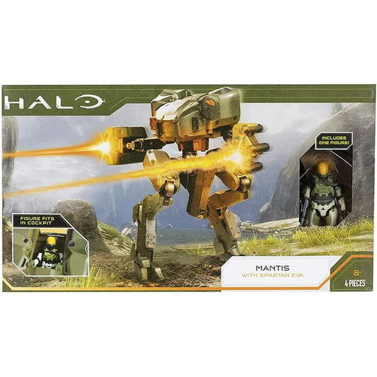 HALO Deluxe Figure - UNSC Mantis and Spartan EVA - Armor Defense System - Build Out Your Universe