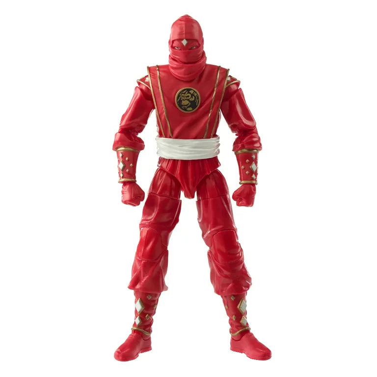 Power Rangers Lightning Collection Mighty Morphin Ninja Red Ranger Loose Figure with accessories