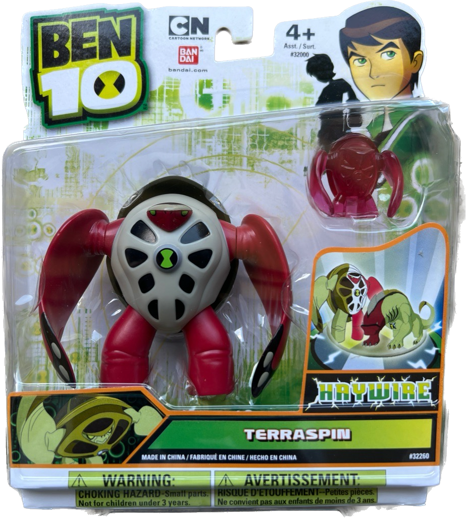 Ben 10 Haywire Terraspin 4” Action Figure