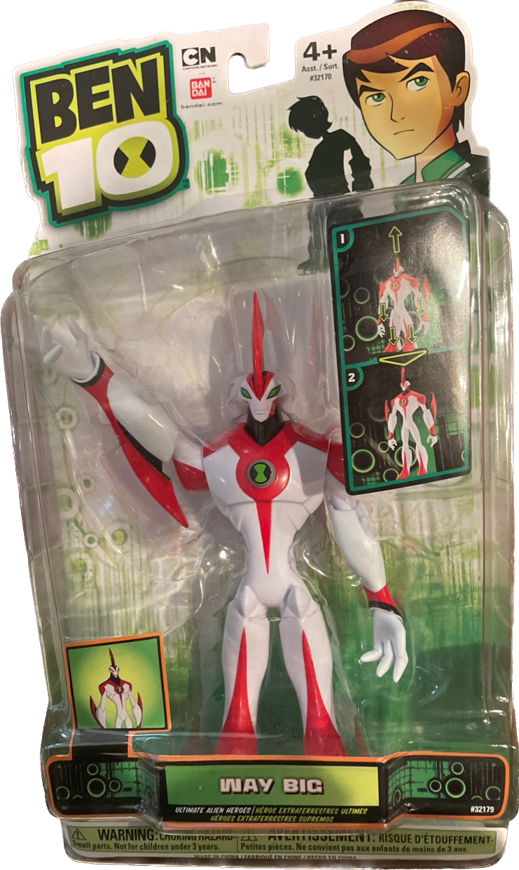 Ben 10 Ultimate Alien Heroes way big figure 32170/32179