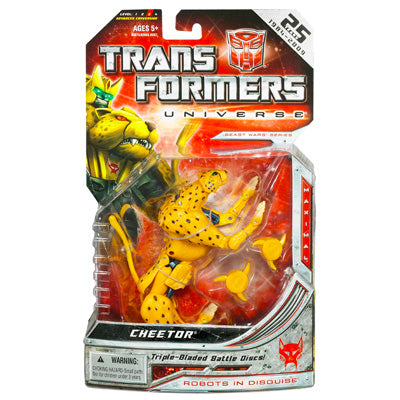 Transformers Universe 25th Anniversary Beast Wars Series Action Figure - Cheetor Triple- Bladed Battle Discs
