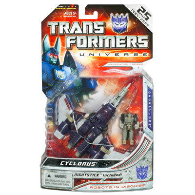 Transformers Universe 25th Anniversary Generation 1 Series Action Figure - Cyclonus With Nightstick