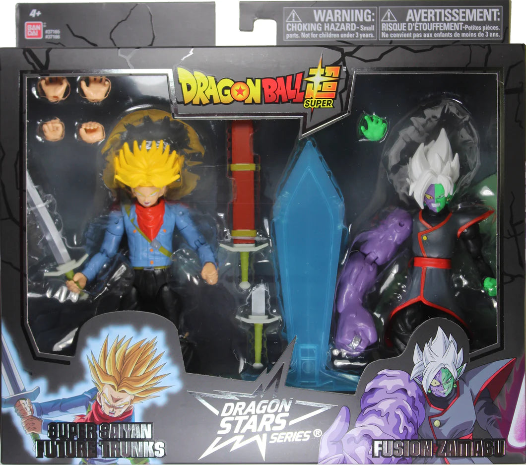 Dragon Ball Super Dragon Stars Battle Pack Future Trunks vs. Fusion Zamasu Action Figure Set