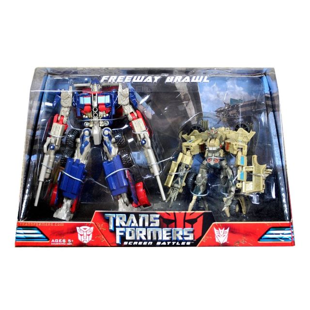 Transformers Freeway Brawl Optimus Prime vs. Bonecrusher