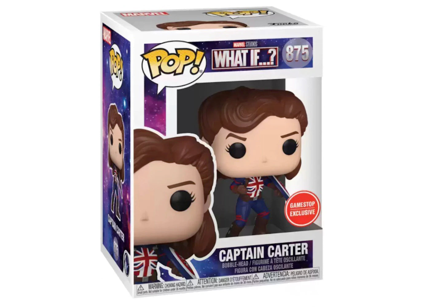 Funko POP Marvel What If Captain Carter #875