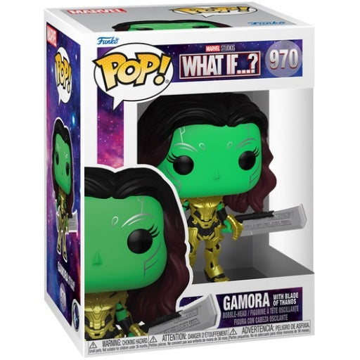 Funko POP Marvel What If Gamora with Blade of Thanos Vinyl Bobblehead #970