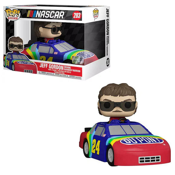 Funko Pop Nascar Jeff Gordon In Rainbow Warrior 283 Vunyl Figure
