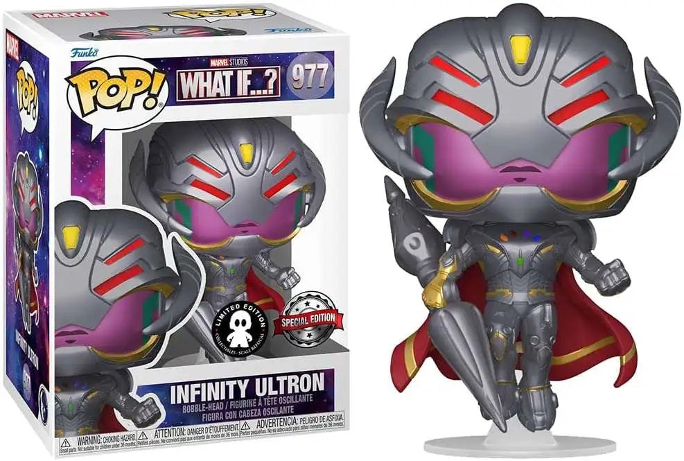 Funko Pop What If Infinity Ultron with Weapon US Exclusive Pop #977
