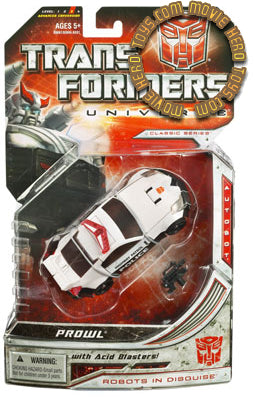 Transformers Universe Deluxe Class Classic Series Action Figure - Autobot Prowl with Acid Blasters