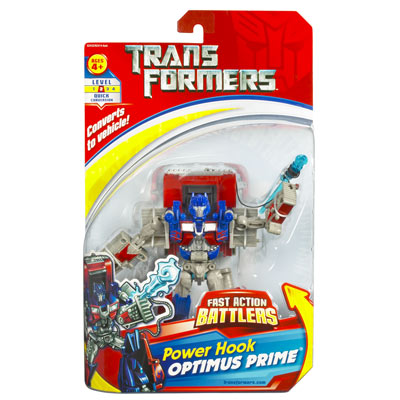 Transformers Fast Action Battlers Power Hook Optimus Prime
