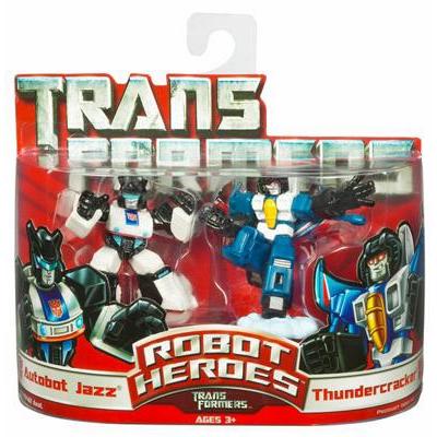 Transformers Movie Series Robot Heroes Jazz & Thundercracker Figure Set