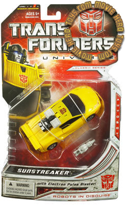 Transformers Universe Deluxe Class Classic Series Action Figure - Autobot Sunstreaker with  Electron Pulse Blaster