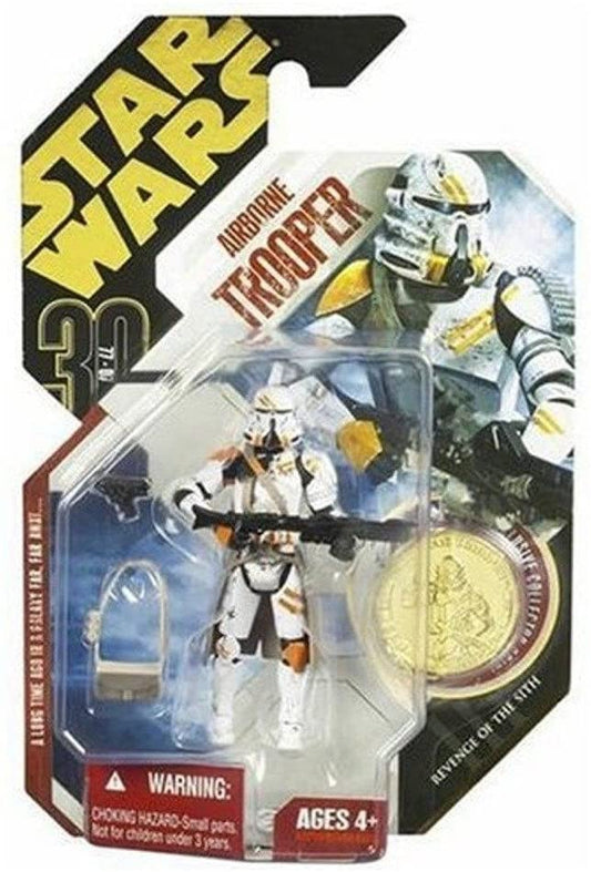 Star Wars 30th Anniversary Airborne Trooper Action Figure (Gold Coin)