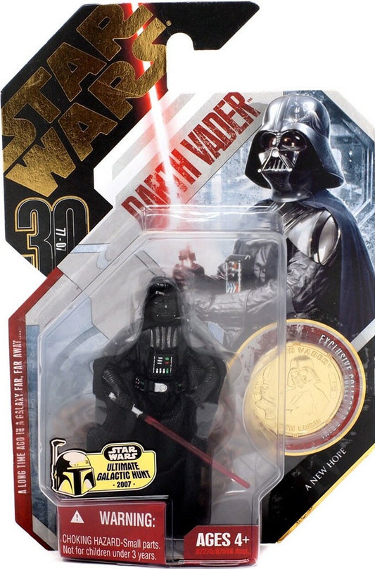 Star Wars 30th Anniversary Darth Vader Action Figure (Gold Coin)