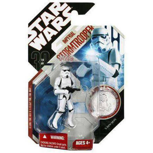 Star Wars 30th Anniversary Imperial Stormtrooper Action Figure (Silver Coin)