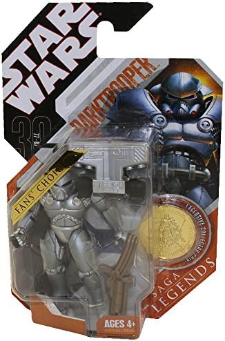 Star Wars 30th Anniversary Saga Legends Dark Trooper Action Figure (Gold Coin)