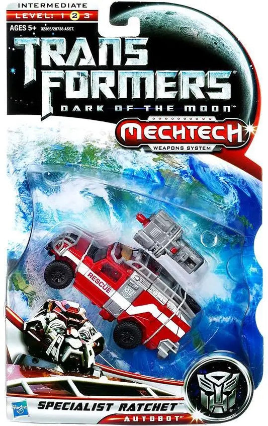 Transformers 3 Dark of The Moon Mechtech Specialist Ratchet Figure