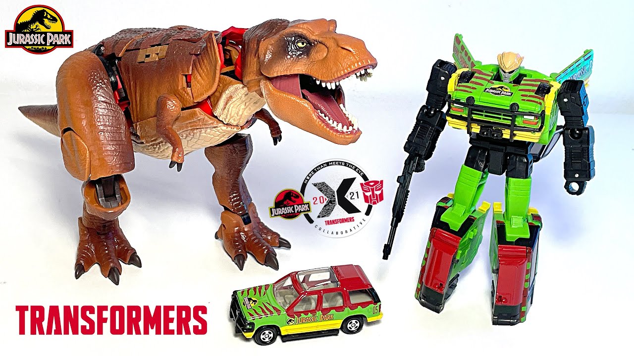 Transformers Jurassic Park Mash-Up Tyrannocon Rex Autobot JP93 7-in Action Figure