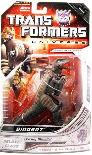 Transformers Universe 25th Anniversary Deluxe Class Beast Wars Series Action Figure - Dinobot With Firing Missile