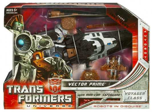 Transformers Universe Robots in Disguise Vector Prime w Mini-Con Safeguard