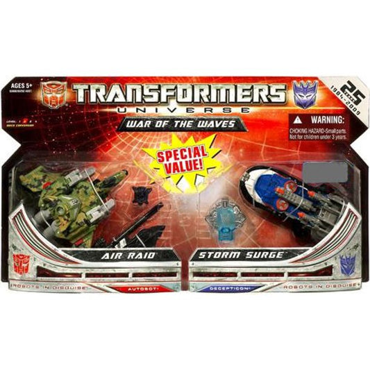 Transformers Universe The Data War Air Raio vs Storm Surge Action Figures