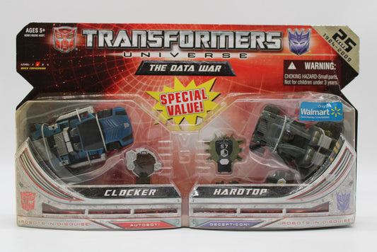 Transformers Universe The Data War Clocker vs Hardtop Action Figures