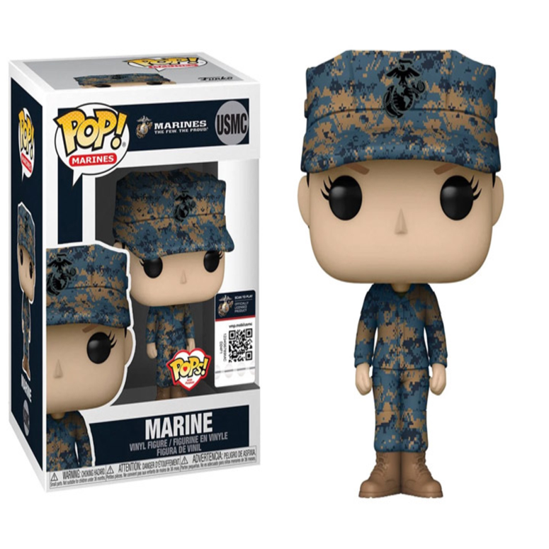 Funko Collectibles and Figurines Marine Light Skin Tone Female 46746 Military Figure
