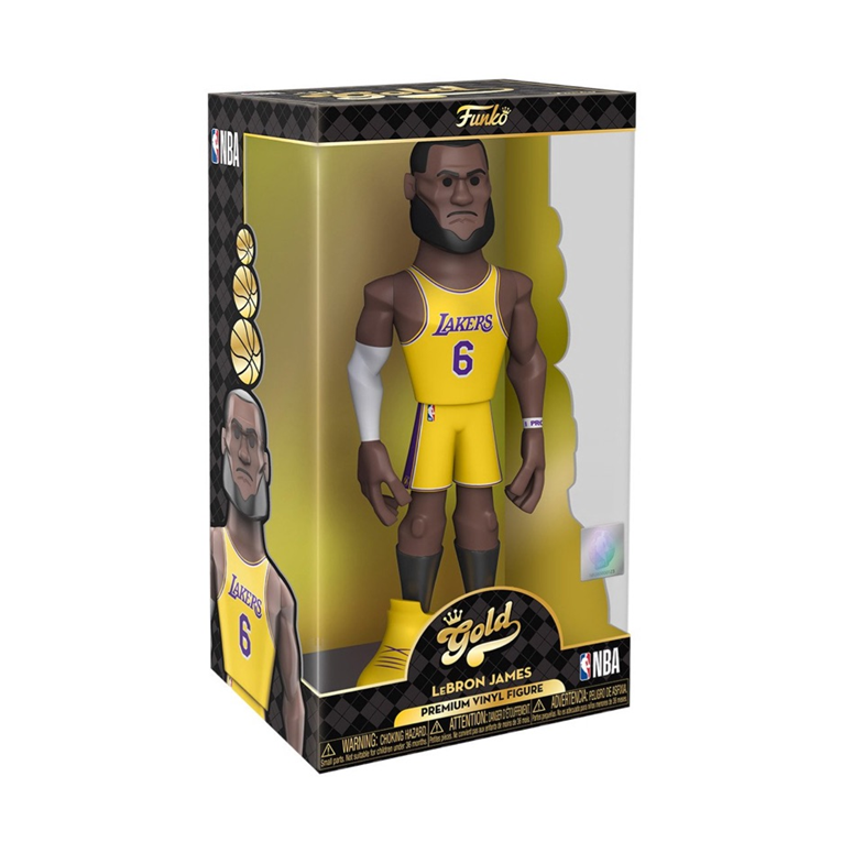 Funko POP! NBA: LA Lakers LeBron James (Purple Jersey) 10-in Vinyl