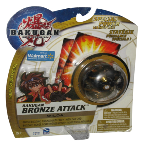 Bakugan Battle Brawlers New Vestroia Character Bakugan Bronze Attack Wild