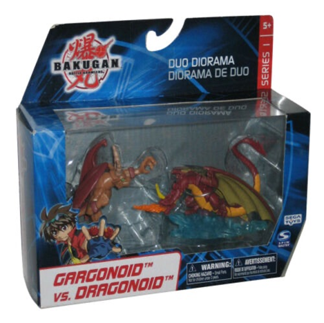 Bakugan Duo Diorama Gargonoid vs. Dragonoid Figure