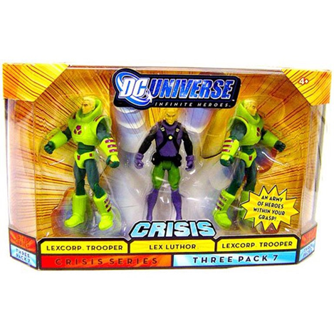 DC Universe Infinite Heroes Lexcorp Trooper , Lex Luthor & Lexcorp Trooper Figure