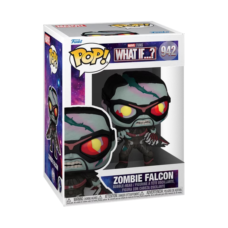 Funko POP Marvel What If Zombie Falcon Vinyl Bobblehead #942