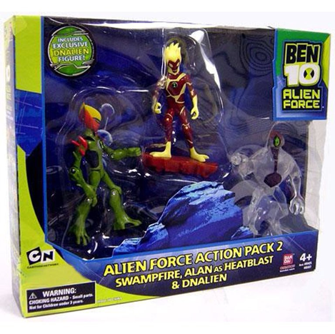 Ben 10 Alien Force Swampfire. Alan as Heatblast & DNAlien
