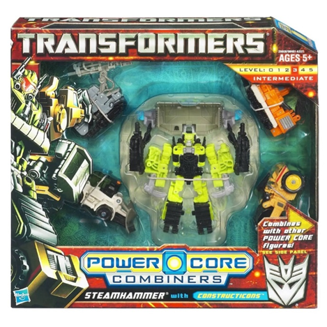 Transformers Power Core Combiners Steamhammer with Constructions