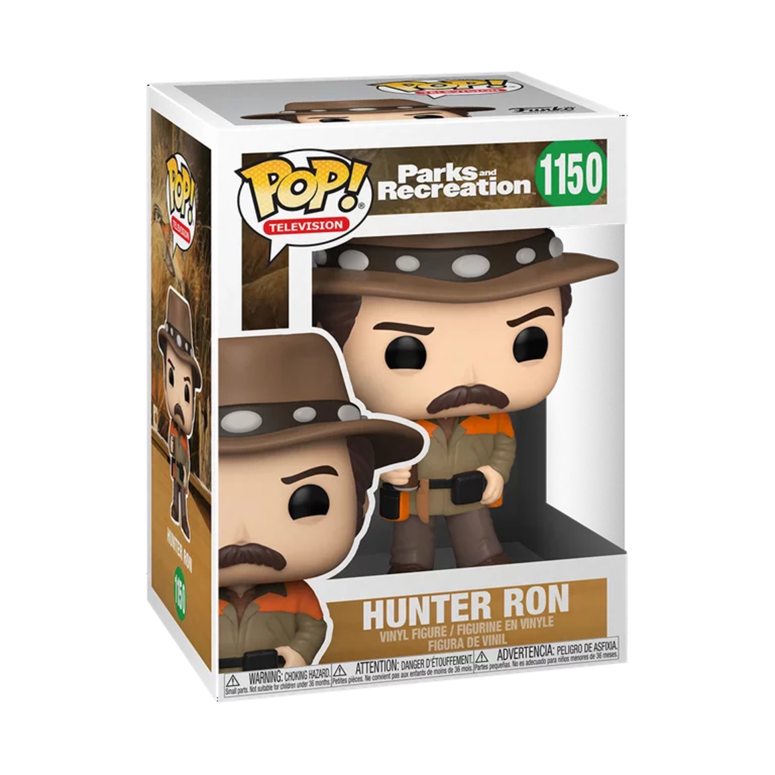 Funko Pop Parks and Recreation Hunter Ron 1150 Vinyl Figure