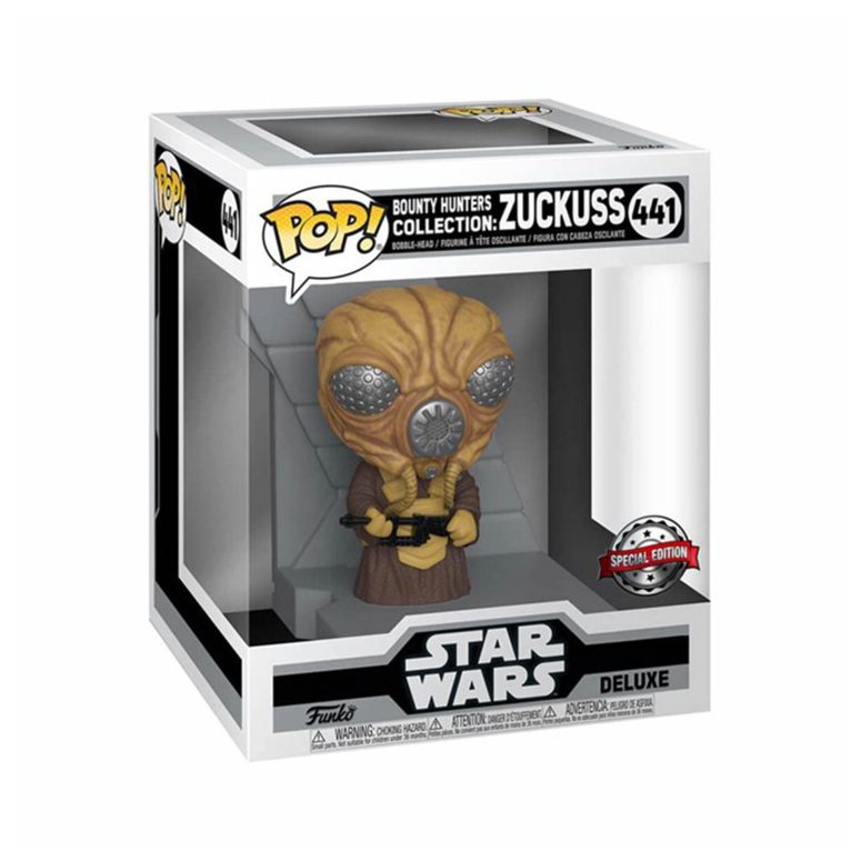 Funko Pop Star Wars Zuckuss Metallic US Exclusive 441 Deluxe Pop