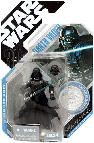 Star Wars 30th Anniversary Concept Darth Vader Action Figure (Silver Coin)