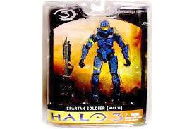 McFarlane Toys Halo 3 Series 1 Spartan Soldier CQB Exclusive Action Figure [Blue]