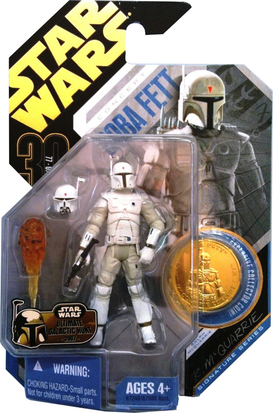 Star Wars 30th Anniversary Concept Boba Fett Action Figure (Gold Coin)