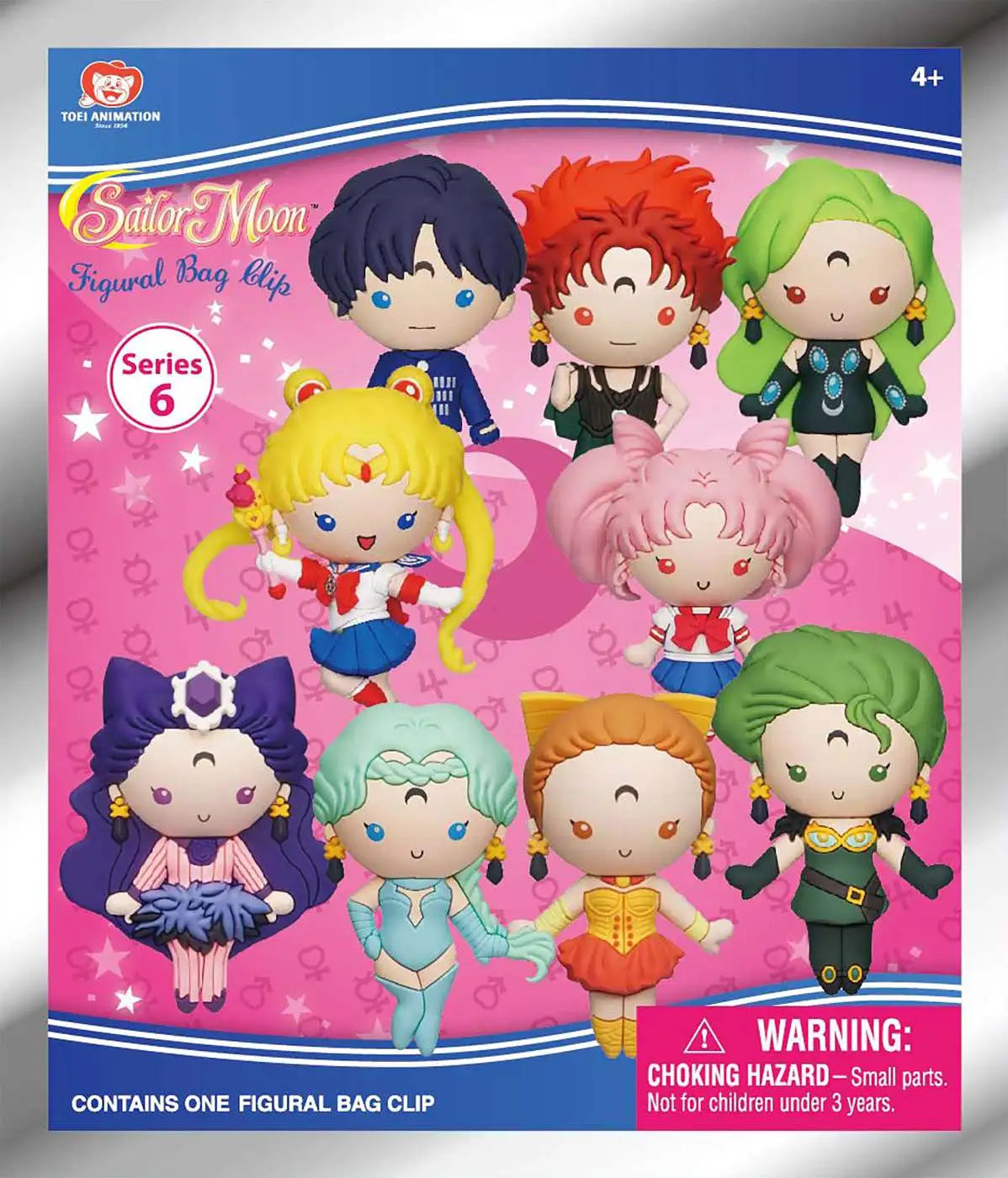 3D Figural Keyring Sailor Moon Series 6 Mystery 1 Random Pack