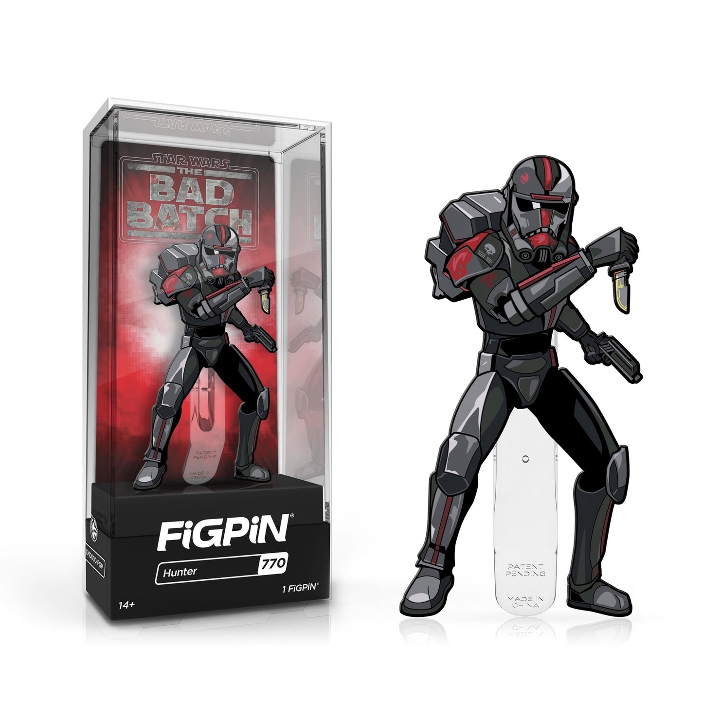 FiGPiN Star Wars: The Bad Batch Hunter Collectible Enamel Pin #770