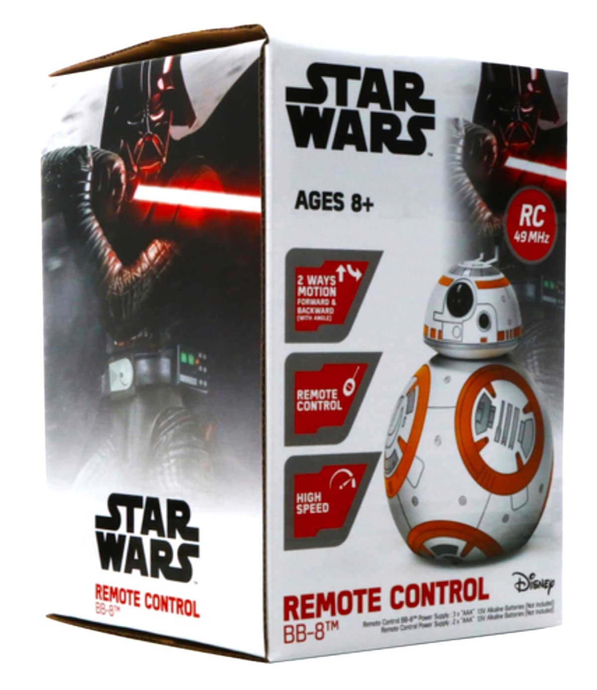 Star Wars - Remote Control Robot BB-8 Droid - 2 Speed - 6 Inch