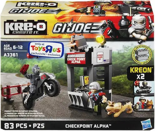 KRE-O GI JOE CHECKPOINT ALPHA A3361 Toys R Us Exclusive