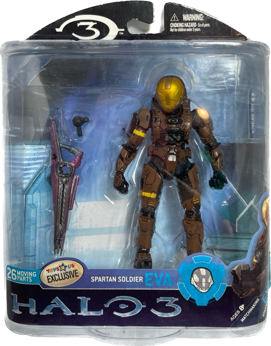 Halo 3 Series 2 Spartan Soldier EVA Toy:sRus Exclusive [Brown]