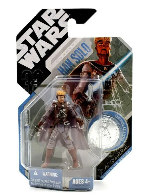 Star Wars 30th Anniversary Concept Han Solo Action Figure