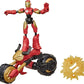 Marvel Bend and Flex, Flex Rider Iron Man Action Figure and 2-In-1 Motorcycle