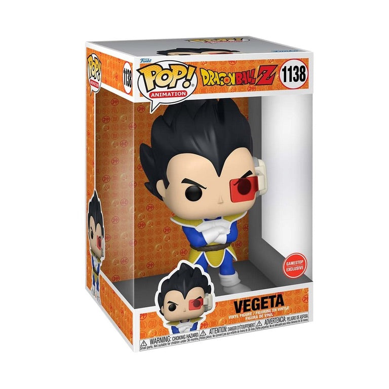 Funko POP! Jumbo: Dragon Ball Z Vegeta Vinyl Figure GameStop Exclusive