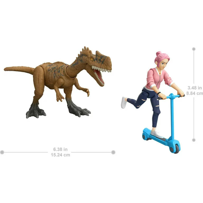 Jurassic World Human & Dino Pack Brooklynn & Monolophosaurus Figures