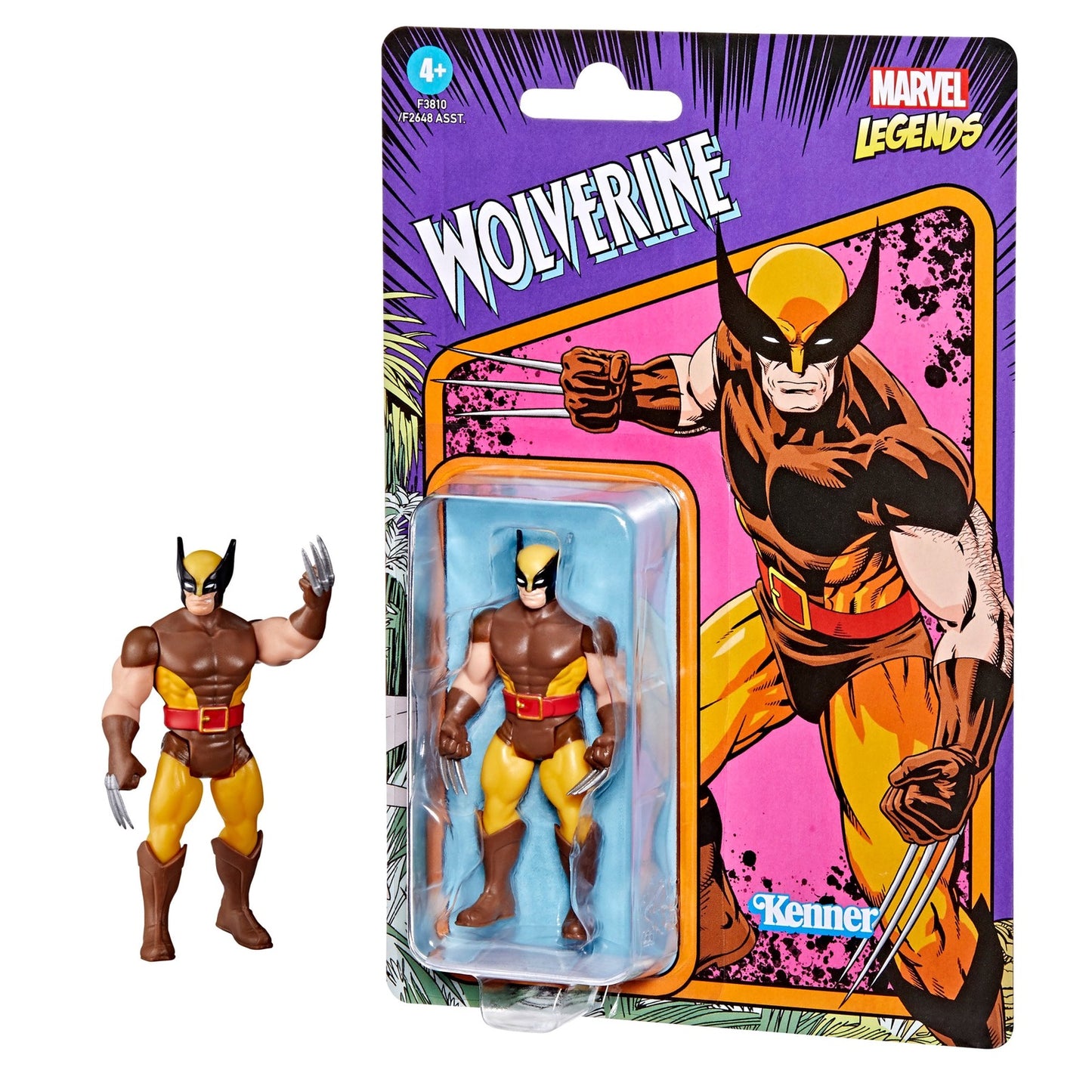 Marvel Legends Wolverine Retro Collection 3.75-in Action Figure